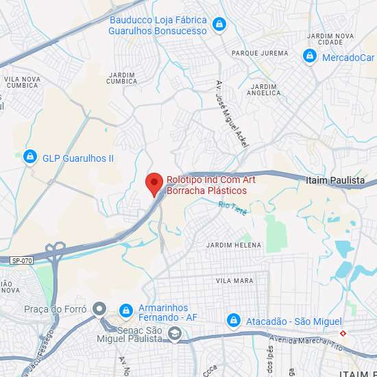 Localização da Rolotipo (imagem do Google Maps)